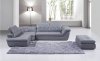 397 Sectional Sofa in Grey Italian Leather by J&M w/Options