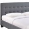 Caitlin Bed in Gray Fabric by Modway