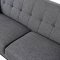 Corsair Sofa Set 3Pc in Grey Fabric by VIG