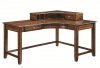 Jacqueline 800594 Corner Desk in Warm Amber by Coaster