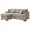 Storey Sleeper Sectional Sofa 504778 in Camel Fabric by Coaster