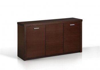 Burn Beech Finish Modern 3 Doors Buffet [NSBU-510003]