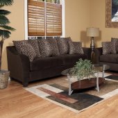 16153 Persian Sofa & Loveseat in Roma/Panther Fabric by Chelsea