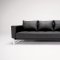 Cassius Black Leatherette Convertible Sofa Bed