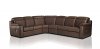 Karina Reclining Sectional Sofa in Espresso Full Leather by VIG