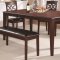 100641 Dunham 5Pc Dining Set in Cherry by Coaster w/Options