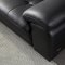 ML157 Sectional Sofa in Black Leather by Beverly Hills