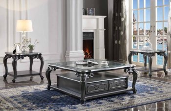 House Delphin Coffee Table 88830 in Charcoal by Acme w/Options [AMCT-88830 House Delphine]