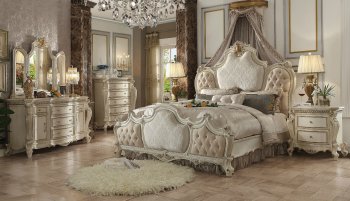 Picardy Bedroom 26880 in Antique Pearl by Acme w/Options [AMBS-26880 Picardy]