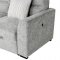 U9401 Sectional Sofa Bed in Nickel by Global w/Optional Ottoman