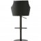 C218A-53 Barstool Set of 2 in Charcoal Eco Leather by J&M