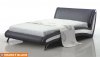 Black Sharky Modern Upholstered Full Bed