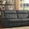 Keridge Recliner Sofa 9906GRY in Gray AirHyde by Homelegance