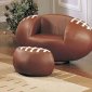 Kid's Sport Chair With Football Ball Shape