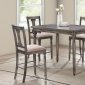 Wallace Dining Set 5Pc 71475 in Weathered Gray by Acme