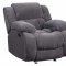 Weissman Motion Sofa 601921 in Charcoal by Coaster w/Options