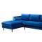 Como Sectional Sofa TOV-L4128 in Navy Velvet by TOV Furniture