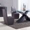 DG018DT Dining Table w/Optional Buffet & Brown Chairs by Global