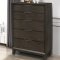 Willow Bedroom Gray Oak & Chocolate Glitter by Global w/Options