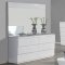 Nelly Bedroom in High Gloss White w/Options by Whiteline