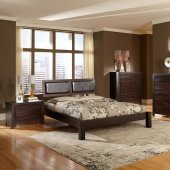 2205 Danika Bedroom by Homelegance in Ebony w/Options