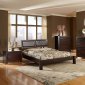 2205 Danika Bedroom by Homelegance in Ebony w/Options