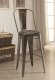 106016 Metal Barstool Set of 2 in Antique Style Brown by Coaster