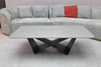 Vex Coffee Table by Beverly Hills w/Porcelain Top [BHCT-Vex]