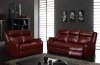 U9303 Motion Sofa in Burgundy by Global w/Options