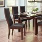 Rossine 106071 Dining Table in Red Brown by Coaster w/Options