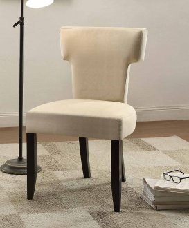 Alta Chair 1249F1S Set of 2 in Beige Fabric by Homelegance