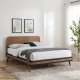 Dylan Platform Queen Bed in Walnut by Modway