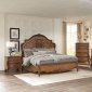 Moorewood Park Bedroom 1704 in Pecan Finish by Homelegance