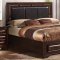 B2750G Bedroom in Cherry w/2 Drawer Bed & Optional Casegoods