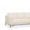 Malaga Sofa 55005 in Cream Leather by MI Piace w/Options