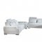 Phantom Sectional Sofa 5005 in White Bonded Leather by IG