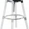 Venus Bar Stool 914 Set of 2 in Grey Faux Leather by Meridian