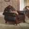 Bellini 654 Sofa in Brown Bonded Leather w/Optional Items