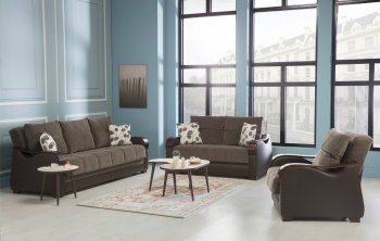 Bennett Armoni Brown Sofa Bed Mondi w/Options [IKSB-Bennett Armoni Brown]