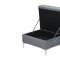 U97 Sectional Sofa in Gray Velvet by Global w/LED