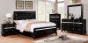 Avior 5Pc Bedroom Set CM7170BK in Black Leatherette w/Options