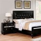 Avior 5Pc Bedroom Set CM7170BK in Black Leatherette w/Options