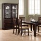 Deep Cappuccino Finish Casual Dining Room Table w/Options