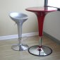 Metallic Base Bar Table With ABS Plastic Top