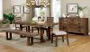 Lidgerwood CM3358T Dining Table in Natural Tone Finish w/Options