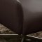 Erin Swivel Chair in Brown Leather/Split by Beverly Hills