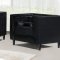 Taylor Sofa 642 in Black Velvet Fabric by Meridian w/Options