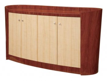 Maple And Cherry High Gloss Finish Contemporary Buffet [GFBU-D87 GABRIELLA]