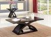 CM4641 Arkley Coffee Table & 2 End Tables 3Pc Set in Espresso