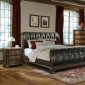 Palmer Bedroom LM600 in Chestnut w/Upholstered Bed by Elements